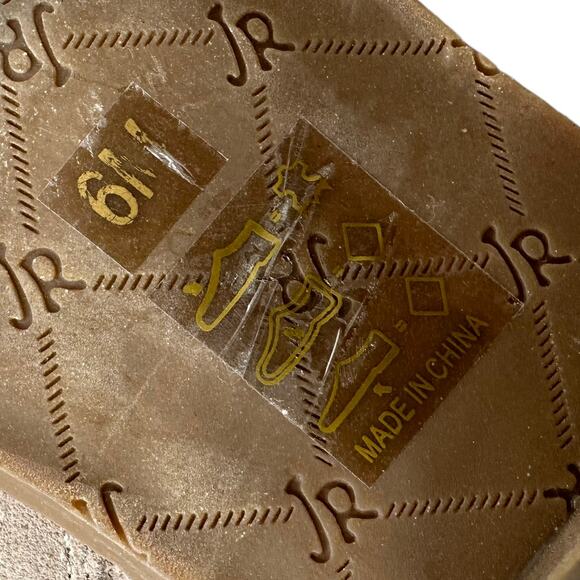 Jack Rogers Kali Suede Ankle Booties Gray 2 Bows Side Zip Prairie Size 6M - Picture 8 of 9